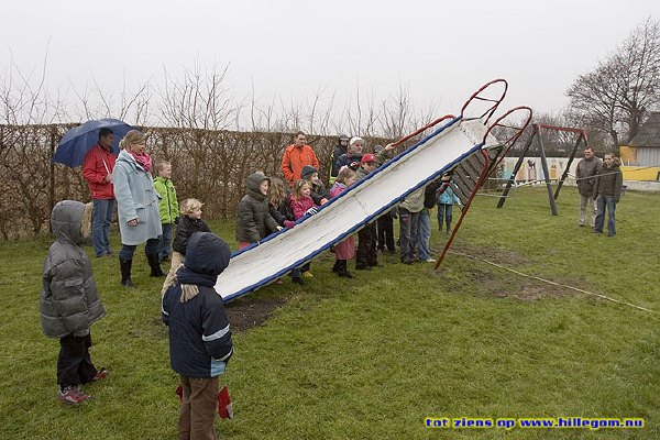 Afscheid oude glijbaan 2007