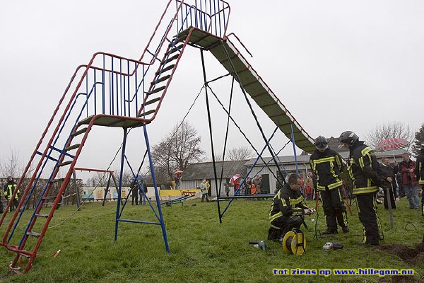 Afscheid oude glijbaan 2007
