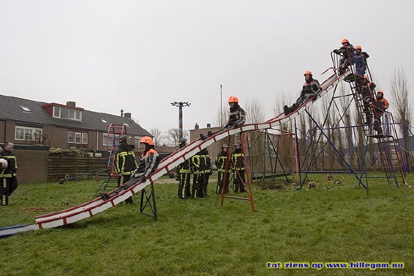 Afscheid oude glijbaan 2007