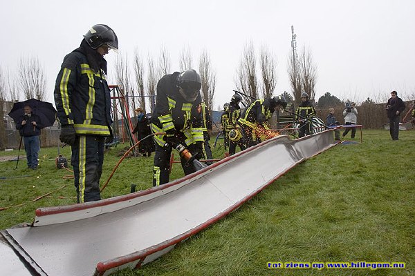 Afscheid oude glijbaan 2007