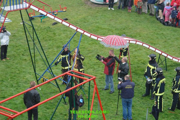 Afscheid oude glijbaan 2007