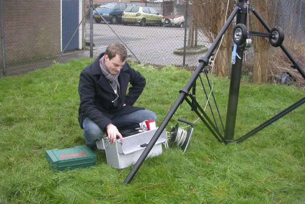 Afscheid oude glijbaan 2007
