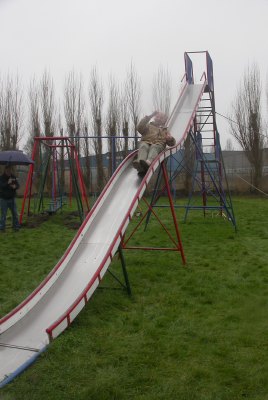 Afscheid oude glijbaan 2007