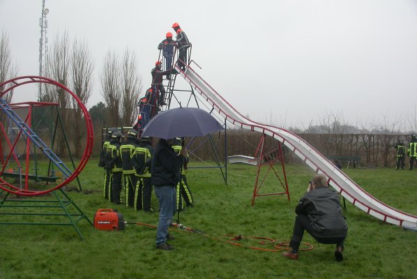 Afscheid oude glijbaan 2007