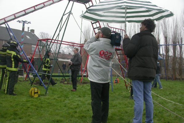 Afscheid oude glijbaan 2007