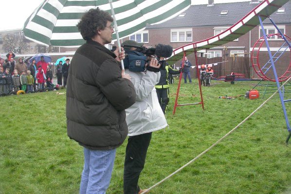Afscheid oude glijbaan 2007