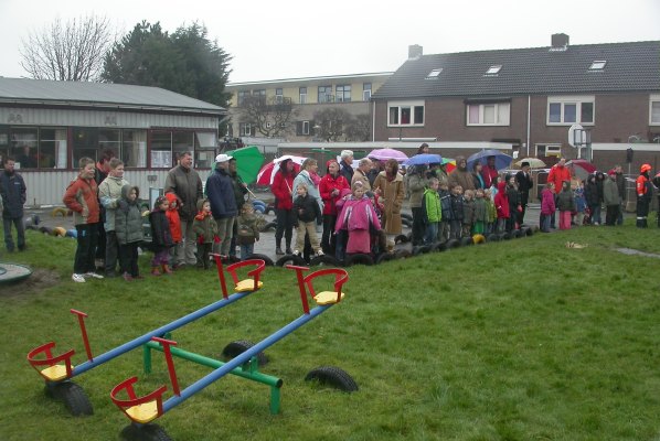 Afscheid oude glijbaan 2007