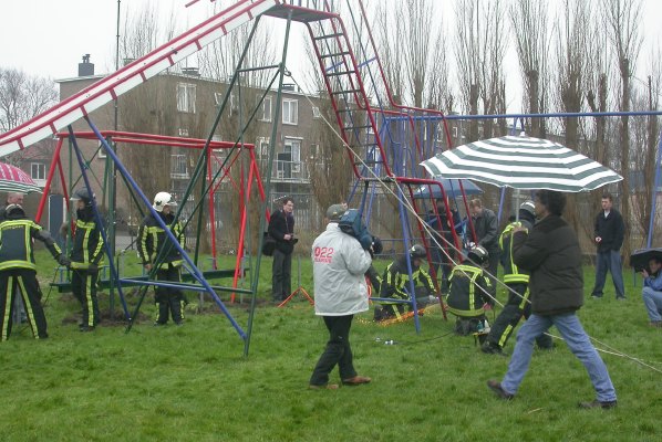 Afscheid oude glijbaan 2007