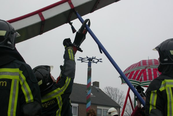 Afscheid oude glijbaan 2007