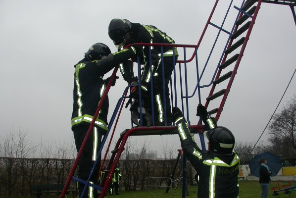 Afscheid oude glijbaan 2007
