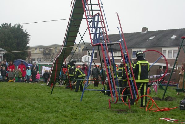 Afscheid oude glijbaan 2007