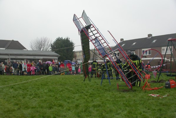 Afscheid oude glijbaan 2007