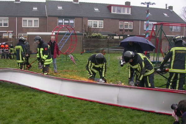 Afscheid oude glijbaan 2007