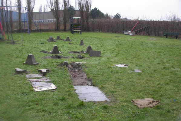 Afscheid oude glijbaan 2007