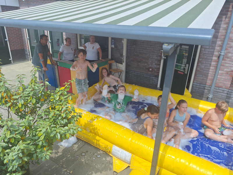 Buikschuiven op de buikschuifbaan