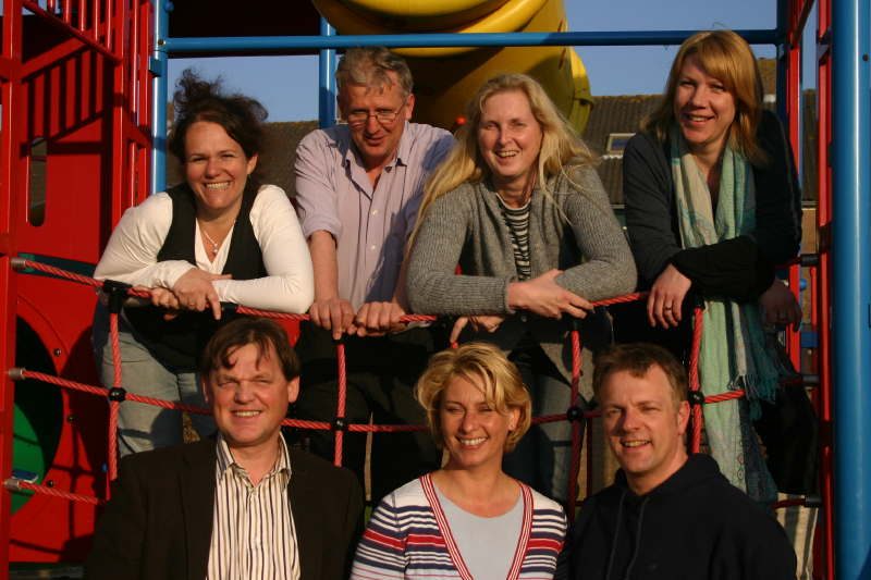 De speeltuin na de renovatie