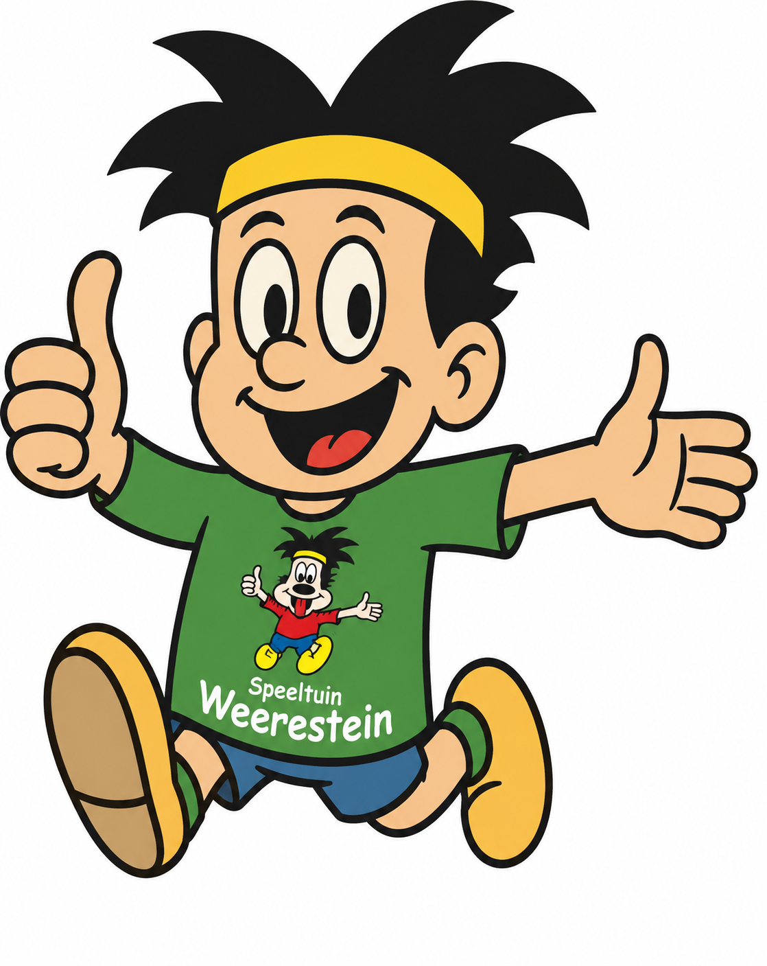 Steintje, de mascotte van Speeltuin Weerestein