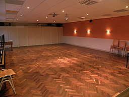 Beamer en groot scherm